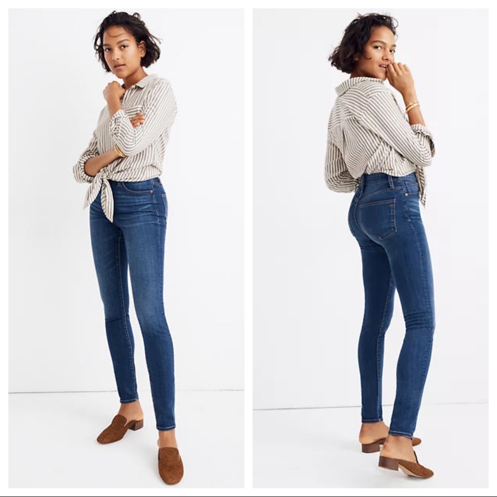 Madewell curvy high rise skinny jeans 28 tall (u7)